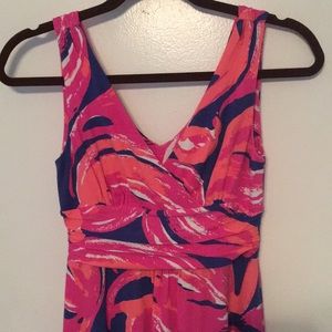 Lilly Pulitzer Dress XS "Bomber Blue Plume Boom"